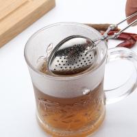 الشاي تصفية الفولاذ المقاوم للصدأ قابلة لإعادة الاستخدام لصنع الشاي إناء للحساء مصفى الكولندر السفلي